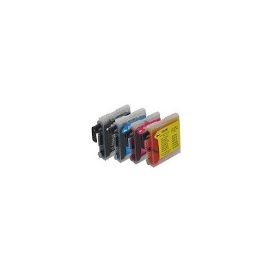 Brother Cartuccia Compatibile per Brother LC51 LC970 LC1000 LC-970XL Nero ML36 Colore ML 26.6