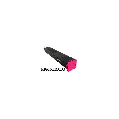 Toner MX61GTMA Magenta Rigenerato per Sharp MX-2630 MX-2651 MX-3050 MX60GTMA MX-60 Pagine 24.000