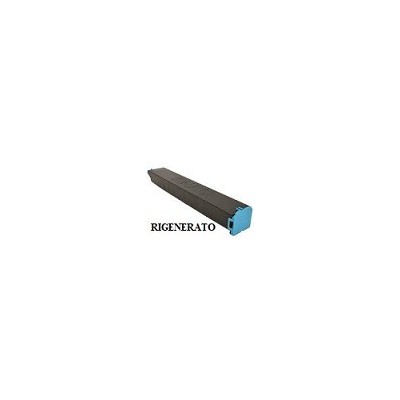 Toner MX-61GTCA Ciano Rigenerato per Sharp MX-2630 MX-2651 MX-3050 MX60GTCA MX-60 Pagine 24.000