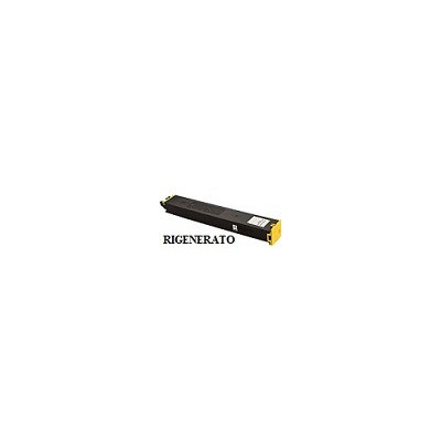 Toner MX61GTYA Giallo Rigenerato per Sharp MX-2630 MX-2651 MX-3050 MX60GTYA MX-60 Pagine 24.000