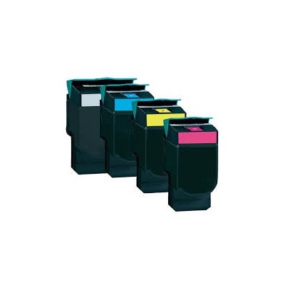 Toner Rigenerato per Lexmark C544 Nero Pagine 6.000 Colore Pagine 4.000