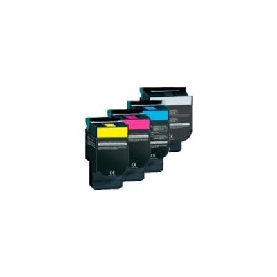 Toner Rigenerato per Lexmark C540N C543DN C544N C544DTN C540H Nero Pagine 2.500 Colore Pagine 2.000