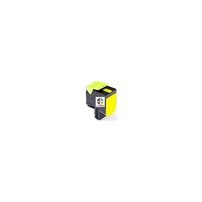 Toner Rigenerato per Lexmark CX 410 Lexmark CX 510 Rif. Lexmark 80C2HY0 Giallo Pagine 3000