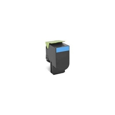 Toner Compatibile per Lexmark CX 310 Lexmark CX 410 802SC Ciano Pagine 2.000
