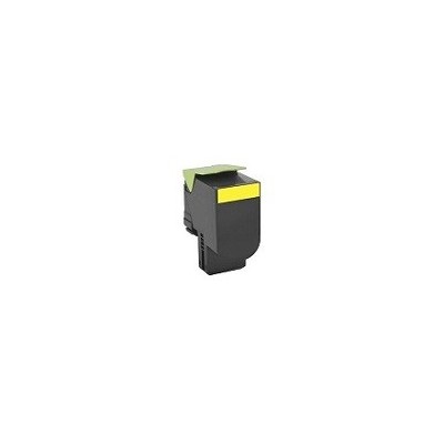 Toner Compatibile per Lexmark CX 310 Lexmark CX 410 802SY Giallo Pagine 2.000