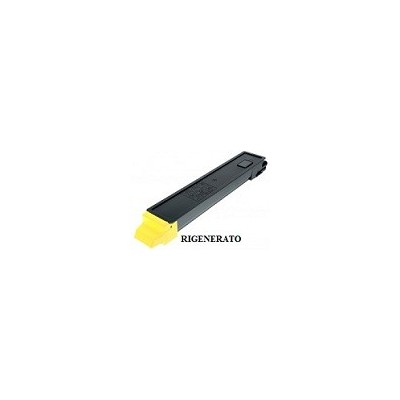 Kyocera TK-8315Y Toner Rigenerato per Kyocera Taskalfa 2550ci TK8315 Giallo 1T02MVANL0 Pagine 6.000