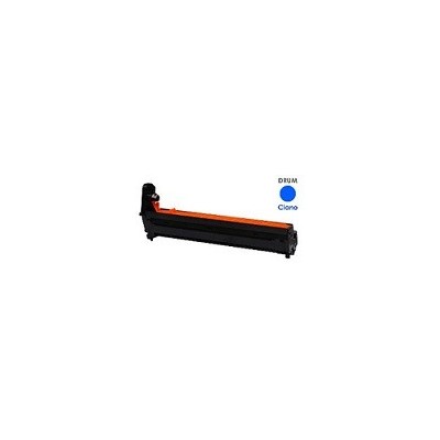 Tamburo C801C Compatibile per Oki C801 C821 C830 C8600 Drum DR81C 44064011 43449015 Ciano Pagine 20.000