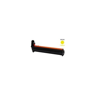 Tamburo C801Y Compatibile per Oki C801 C821 C830 C8600 Drum DR81 44064009 43449013 Giallo Pagine 20.000