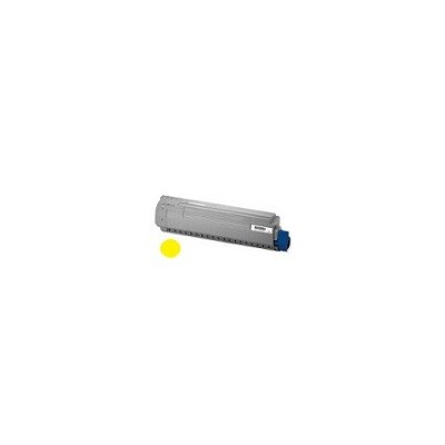 Oki Toner Compatibile per Oki MC851 C851 Giallo 44059165 Pagine 7.300