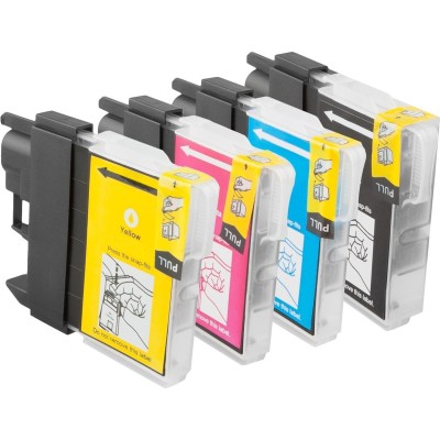 Cartuccia compatibile per Brother DCP-J125 Brother LC-985 Nero ML24 Colore ML12