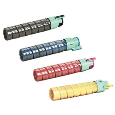 Ricoh MPC2030 Toner Rigenerato per Ricoh Aficio MP C2030 MP C2050 MP C2550 Nero Pagine 10.000, Colore Pagine 9.500