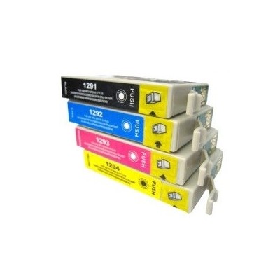 Epson T1291 T1292 T1293 T1294 Cartuccia Compatibile per Epson Stylus SX420 525WD 620FW BX320