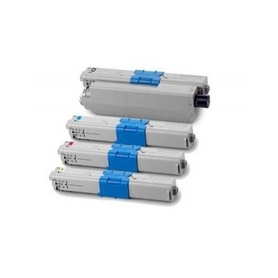 Toner Rigenerato per Oki ES3640A3 ES 3640Pro Nero Pagine 18.500 Colore Pagine 16.500