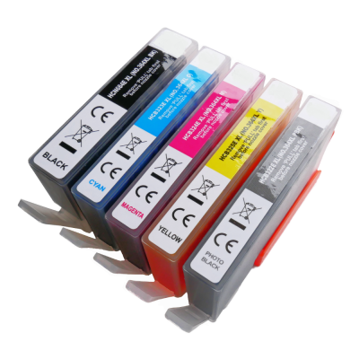 Cartuccia Compatibile per HP 364XL Con Chip HP CB321EE Nero ML30 HP CB323EE HP CB324EE HP CB325EE Colore ML 18