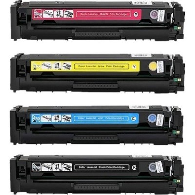 HP Toner 205A Rigenerato per HP Color Laserjet Pro M154A CF530A 531A 532A 533A Nero Pagine 1.100 Colore Pagine 900