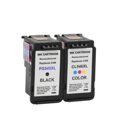Cartuccia PG-545XL Nero ML 15 CL-546XL Colore 5MLX3 Compatibile per Canon Pixma MG-2450 Pixma MX-490