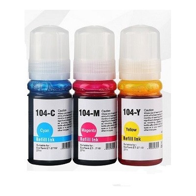 Epson T102 T103 T104 T106 Compatibile per Epson Ecotank ET-2750 Colore ML70
