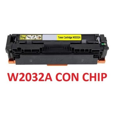 Toner W2032A Con Chip Compatibile per HP Color LaserJet Pro M454 M479 415A Giallo Pagine 2.100