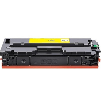 Toner CF402Y Compatibile Universale per CF402A CF542A Canon 045Y 054Y 201A 203A Giallo Pagine 1.300